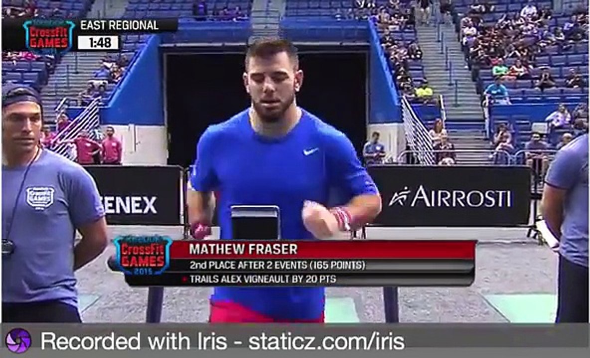 Mat Fraser 2015 CrossFit Games Regionals [East] Event 3 Chipper