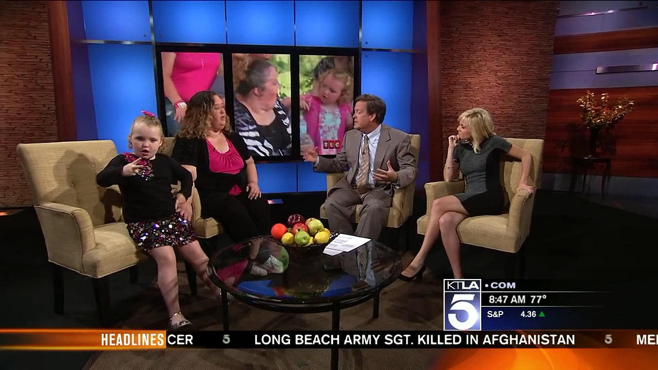 Honey Boo Boo stole the show Monday morning on the KTLA Morning News