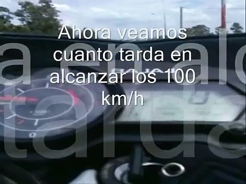 bajaj pulsar 135 aceleracion y velocidad maxima