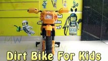 4 Wheel Dirt Bike for Kids | Yellow Dirt Bike Toys | Playing Kids Bike Toys