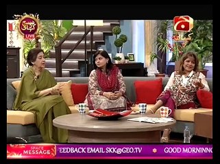 Subh Ki Kahani With Madeha Naqvi on Geo Kahani Part 3 - 10th September 2015