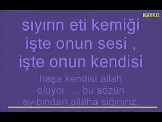 YUNUS EMRE KAFİRDİR VAHDETİ VÜCUDCU ALLAHIN VE RESULLERİN DÜŞMANI BİR ZİNDİKTİR