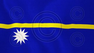 Loopable: Flag of Nauru - Royalty-Free Stock Footage