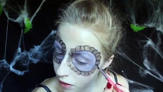 Sugar skull  Halloween makeup tutorial #1