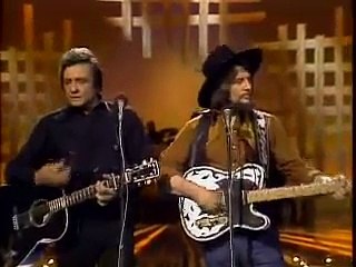 Johnny Cash & Waylon -- There Ain't No Good Chain Gang