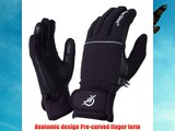SealSkinz Women's Winter Riding Gloves - Black Medium