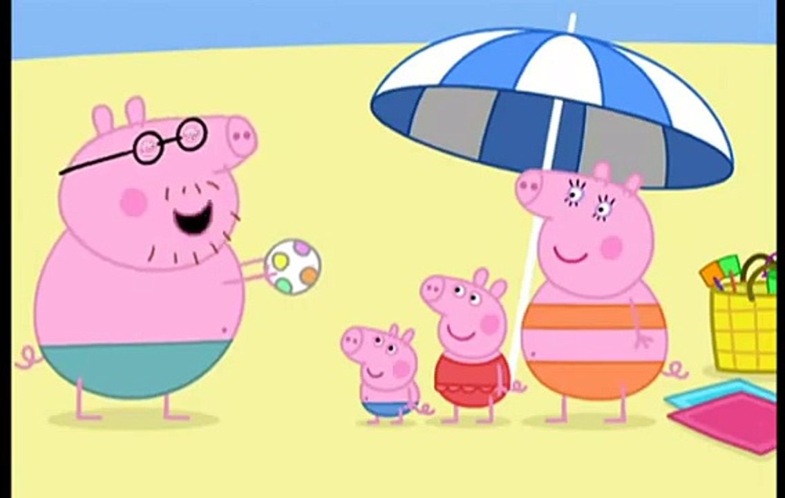 Peppa Pig En Français S1x52 la plage