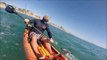 Afternoon Special: 25# Yellowtail on the Megabait, Kayak Fishing 1080p