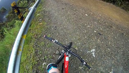 Bike Base Jump off Cliff Road!