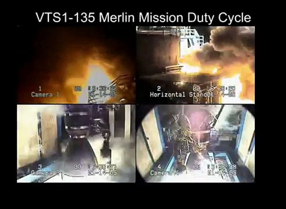 Merlin Engine Full Duration Firing