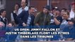 US Open: Jimmy Fallon et Justin Timberlake font les pitres pendant la déroute de Gasquet