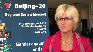 Ms Carlien Scheele,  Beijing+20 Regional Review Meeting