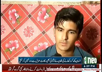 A talented student Rehmat Nabi Orakzai from FATA Orakzai agency who clinched top slot in KP technical board final result