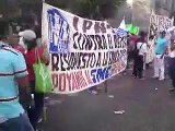 ESIQIE APOYANDO EN LA MARCHA DEL SINDICATO MEXICANO ELECTRICISTA