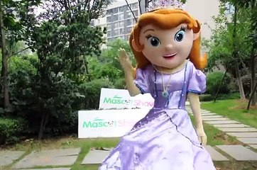 Polyfoam Head Sofia Princess the First Mascot Costume
