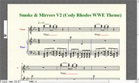 Wrestling Piano Theme Sheet Music - 