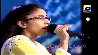 sana zulfqar with Bad throat in Episode 8 Pakistan Idol
