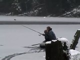 Brian & Steven's Funny Ice Fishing Adventure (Lizard Lake Snow Camping Part I)