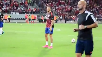 Cristiano Ronaldo response to Albanians screaming 'messi messi'