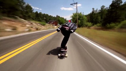 Zak Maytum in longskate : 70mph !