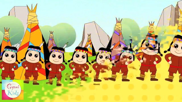 Ten Little Indians Nursery Rhymes Cartoon Animation Songs For Children