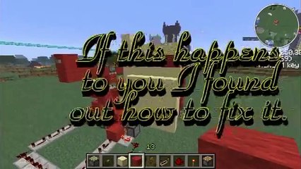 Minecraft - 6x6 Piston Door Fix