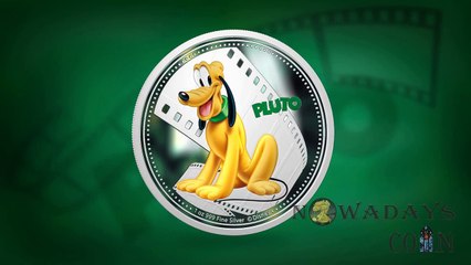 Niue 2014 2$ Disney Mickey & Friends 2014 - Mickey Mouse 1 Oz  Proof Silver Coins Pluto