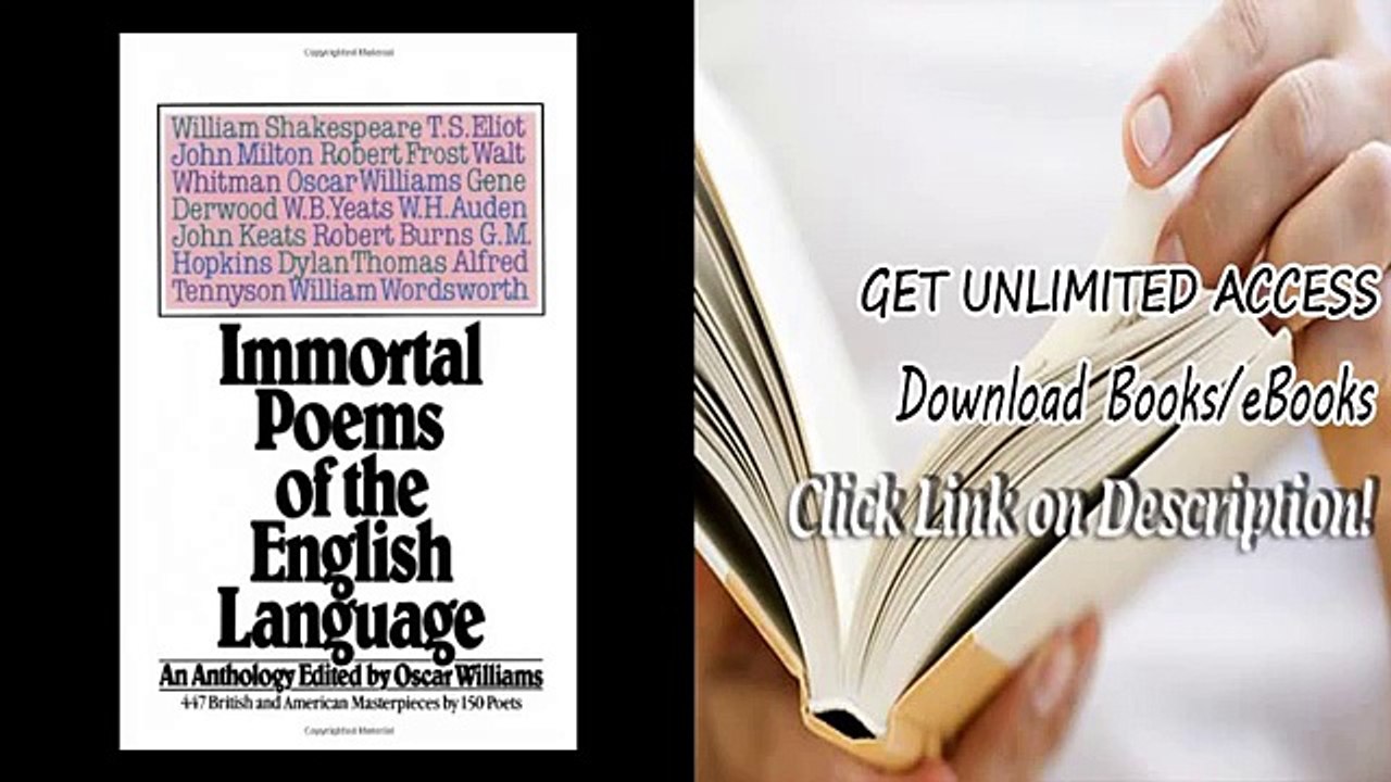 Immortal Poems of the English Language PDF