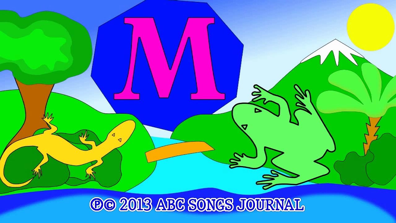 Alphabet song Nursery Rhymes Kids Cartoon 13 of ABC Songs for Children Collection 3, Letter M