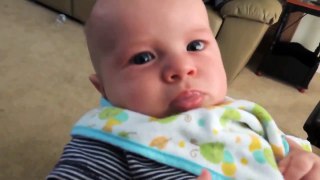 Baby cries when listening sings so cute Synthetic   Best Funny Baby Videos 2015