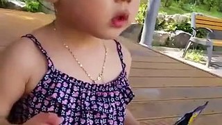 Adorable Korean Baby Yebin At Playground