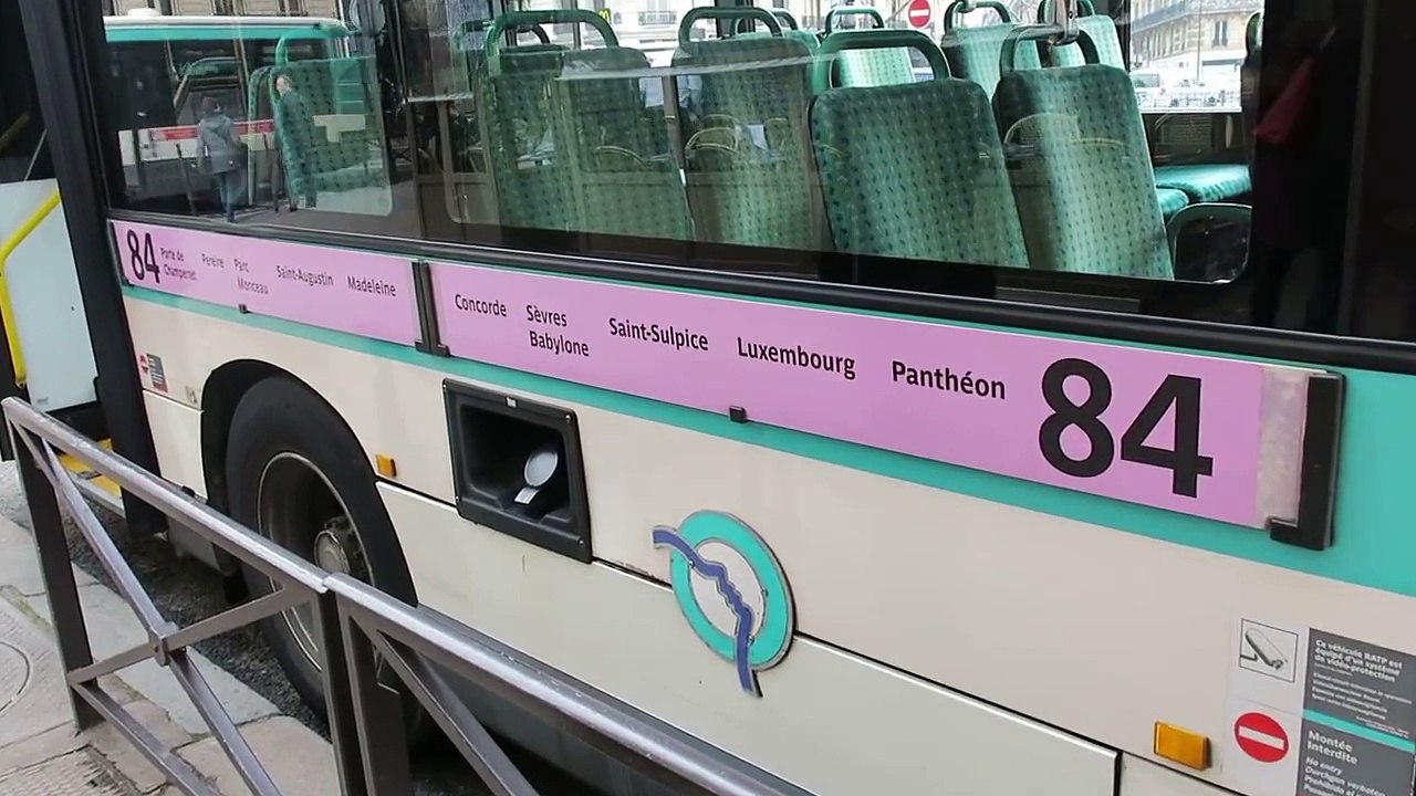 Jour d'adieu des GX317 RATP moteur Renault carrosserie Heuliez, Citybus n° 1005 ligne 84 Paris.(FR)