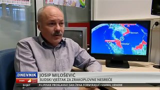 Dnevnik - Josip Milošević o nestalom zrakoplovu