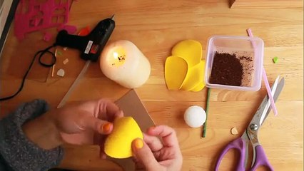 COMO HACER FLORES CON GOMA EVA