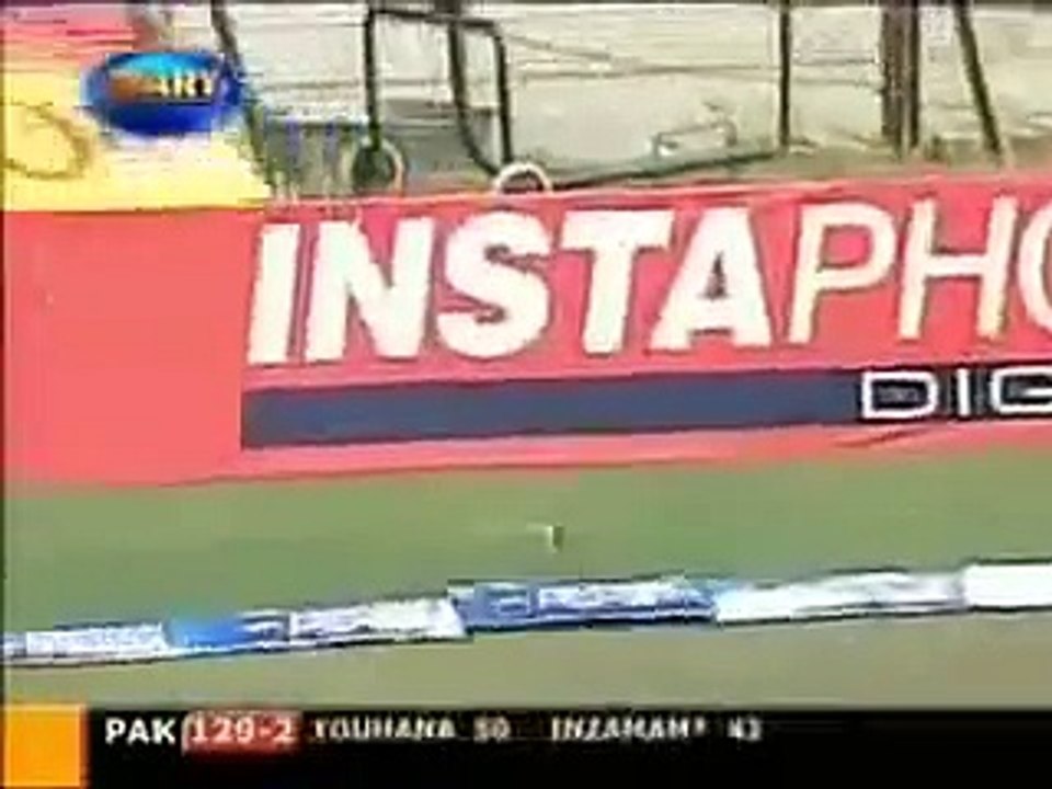 Great batting by Inzamam Ul Haq