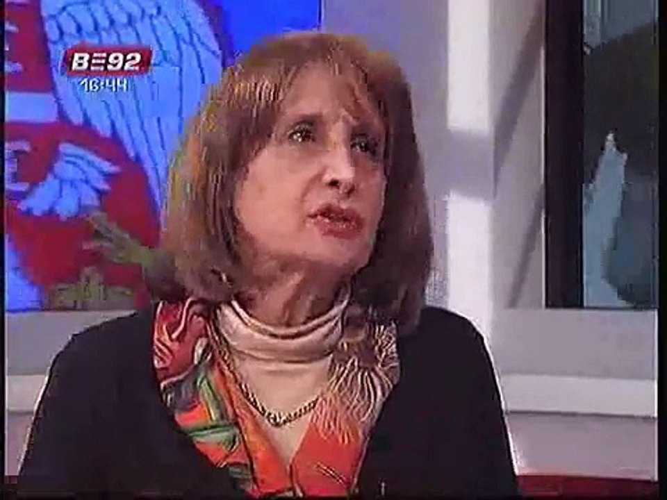 Biljana Kovacevic Vuco - Stanje nacije B92, part 2 (08.04.2009.)
