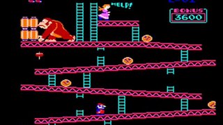 Donkey Kong (Original) Full Playthrough (US Arcade Version)