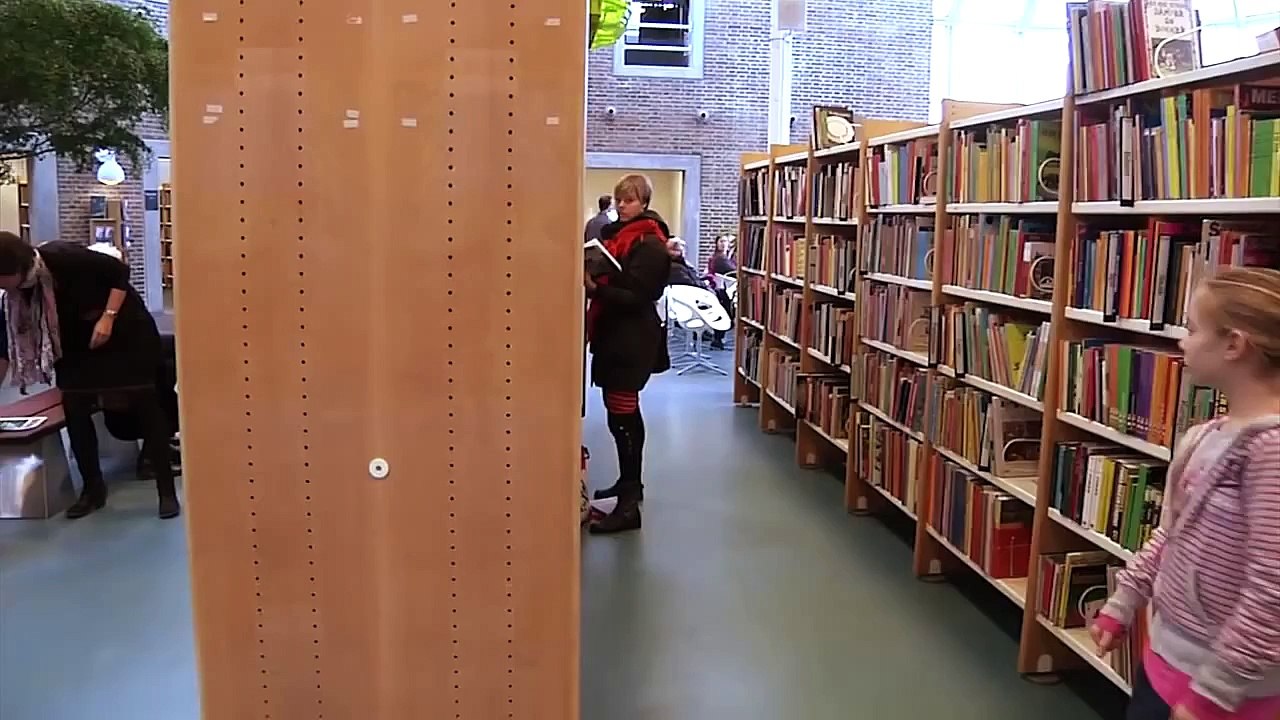 Flash mob på Aalborg Hovedbibliotek