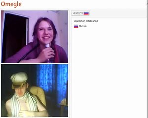 Kingpop show про Дмитрий Ларин Хаю хай в видеочате Omegle Larin 01 2015
