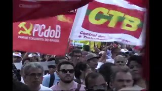 Século News - Manifestação Apoio Dilma - 21/08/2015