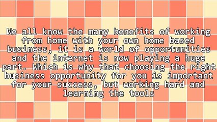 Creating A Thriving Home Based Business Today