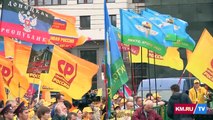 Митинг в защиту Новороссии партии «Справедливая Россия» 11 июля 2014