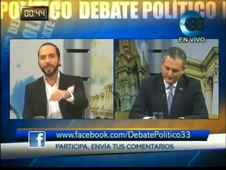 Los mejores momentos del último debate entre Nayib Bukele y Edwin Zamora