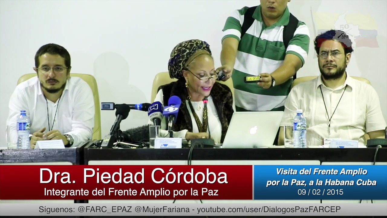 09.02.2014_Visita del Frente Amplio por la Paz a la Delegación de Paz FARC-EP
