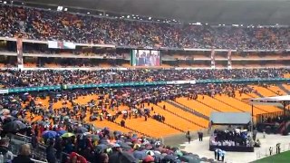 President Jacob Zuma gets booed at Mandela memorial