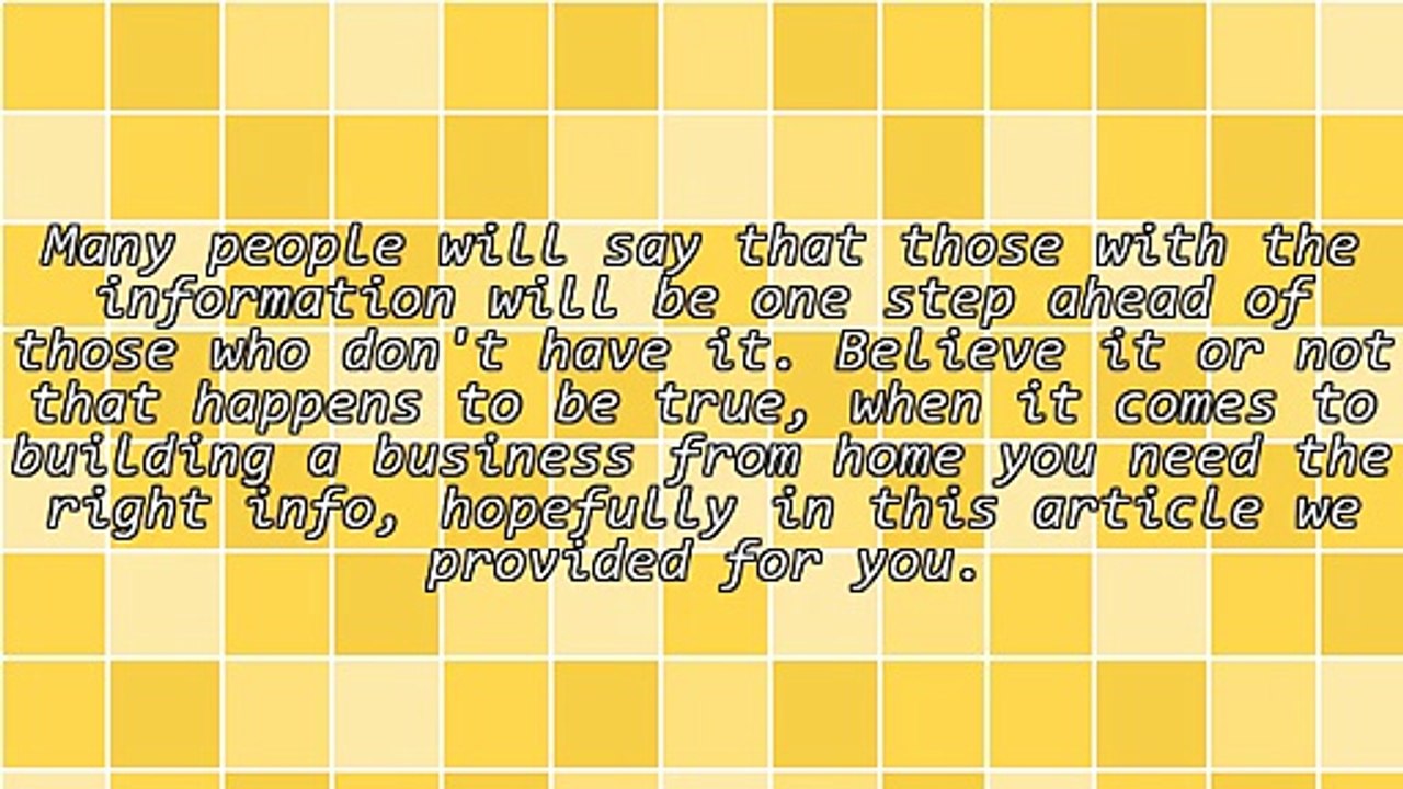 How To Generate Better Results In Your Home Based Business