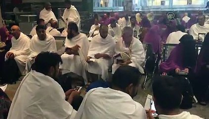 Hacı adayları kutsal topraklarda