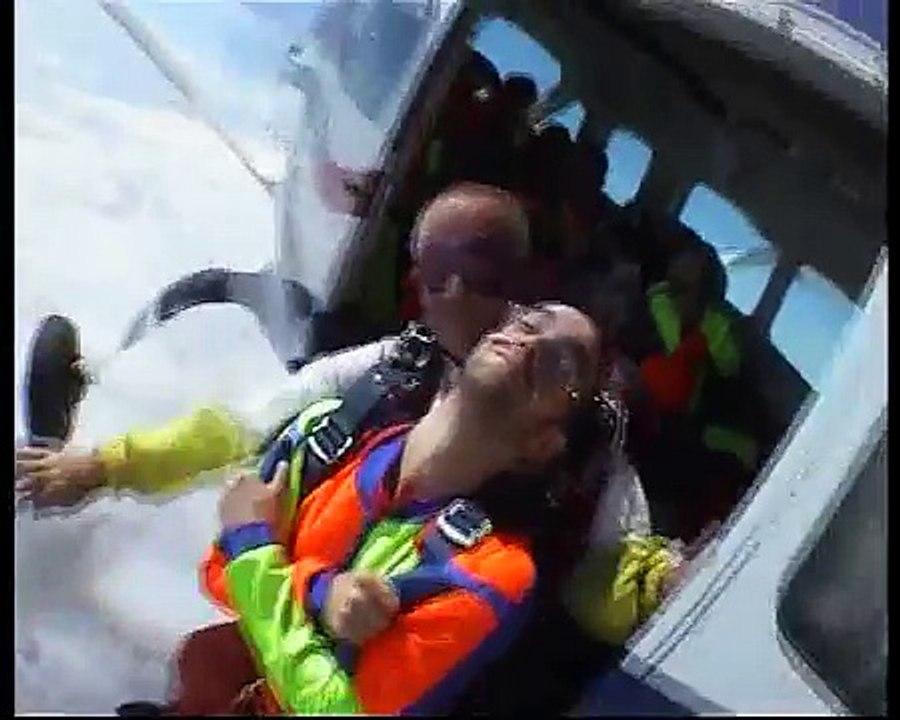 Saut en parachute - Mont St Michel - 29 Juin 2008