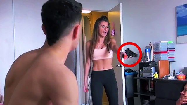 Cheating on Girlfriend PRANKS GONE WRONG GUN PULLED & ALMOST SHOT Funny Videos Pranks 2015