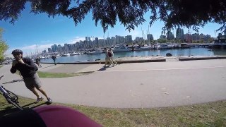 Bike ride Around Stanley Park Part #1